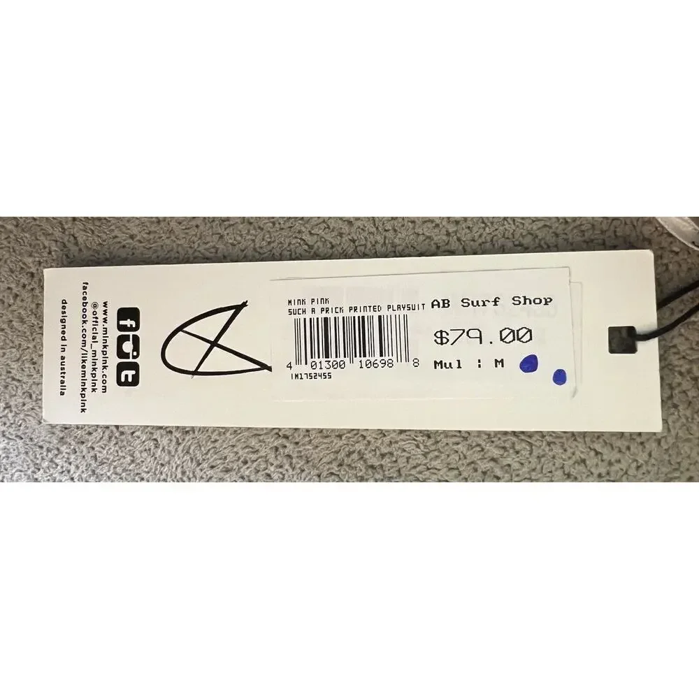 MINKPINK Womens Such A Prick Desert Print Playsuit, Size Medium, NEW - Picture 8 of 12